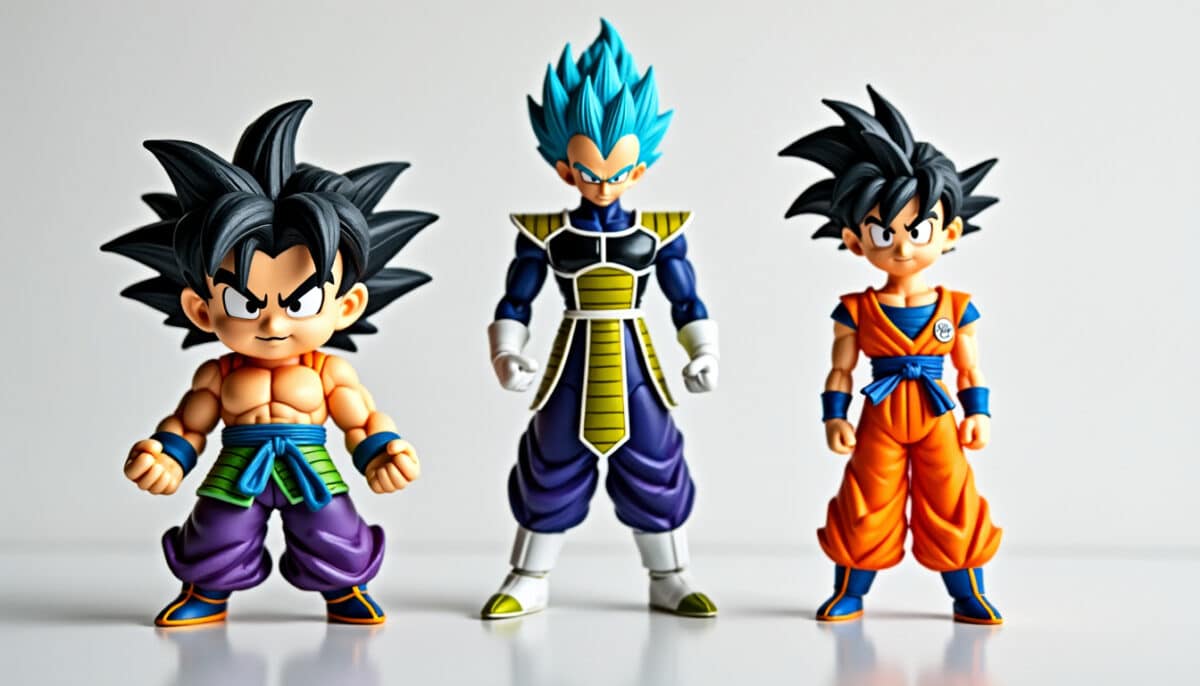 découvrez les toutes nouvelles figurines inédites de broly, vegeta et gohan, récemment dévoilées au japon ! parfaites pour les collectionneurs et fans de dragon ball, ces pièces exclusives sont à ne pas manquer.