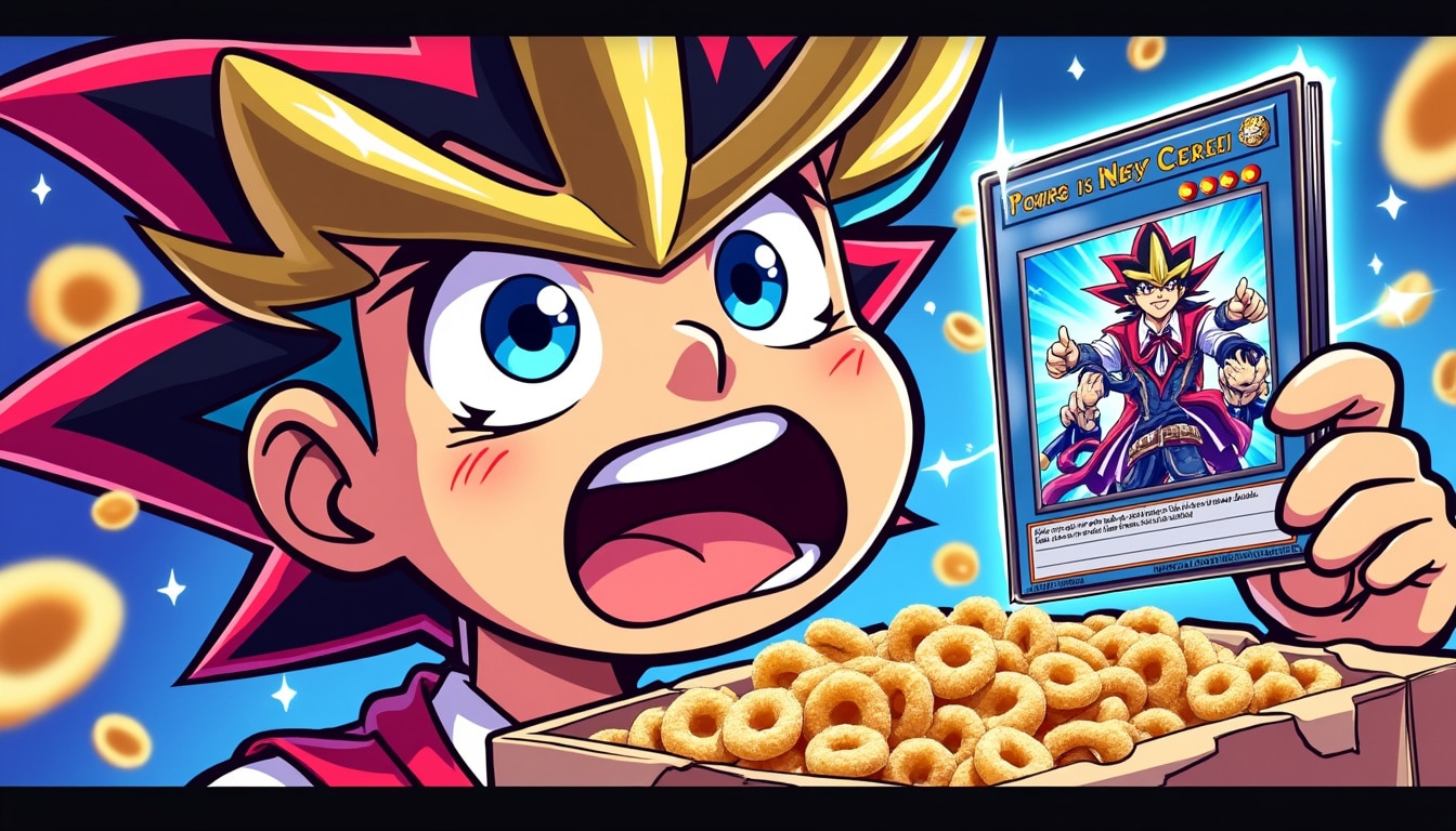 découvrez l’histoire incroyable d’un collectionneur qui a retrouvé une rare carte yu-gi-oh! cachée dans une boîte de céréales. il raconte comment cette trouvaille inattendue lui a permis de toucher le jackpot !