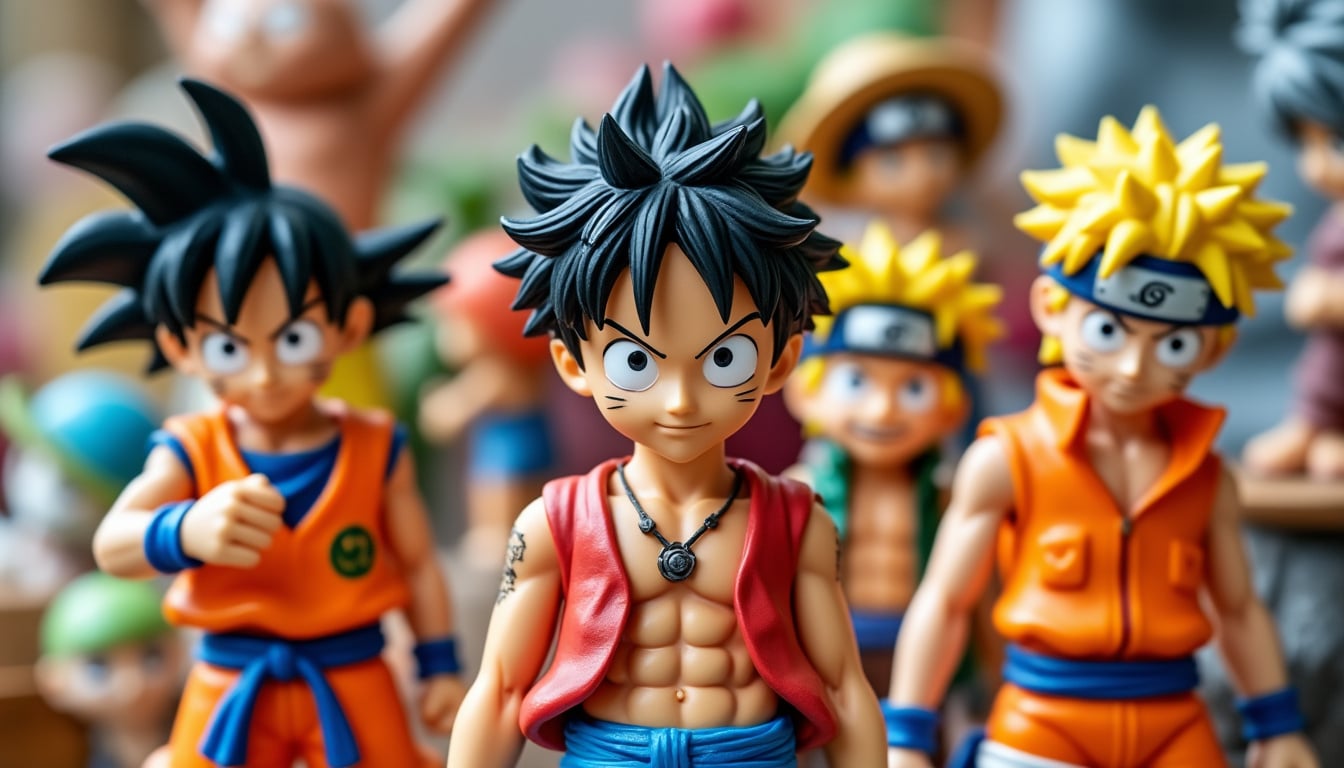 découvrez les figurines incontournables de dragon ball, one piece et naruto qui font sensation auprès des fans en septembre. collectionnez vos héros préférés et succombez à la tendance du moment !