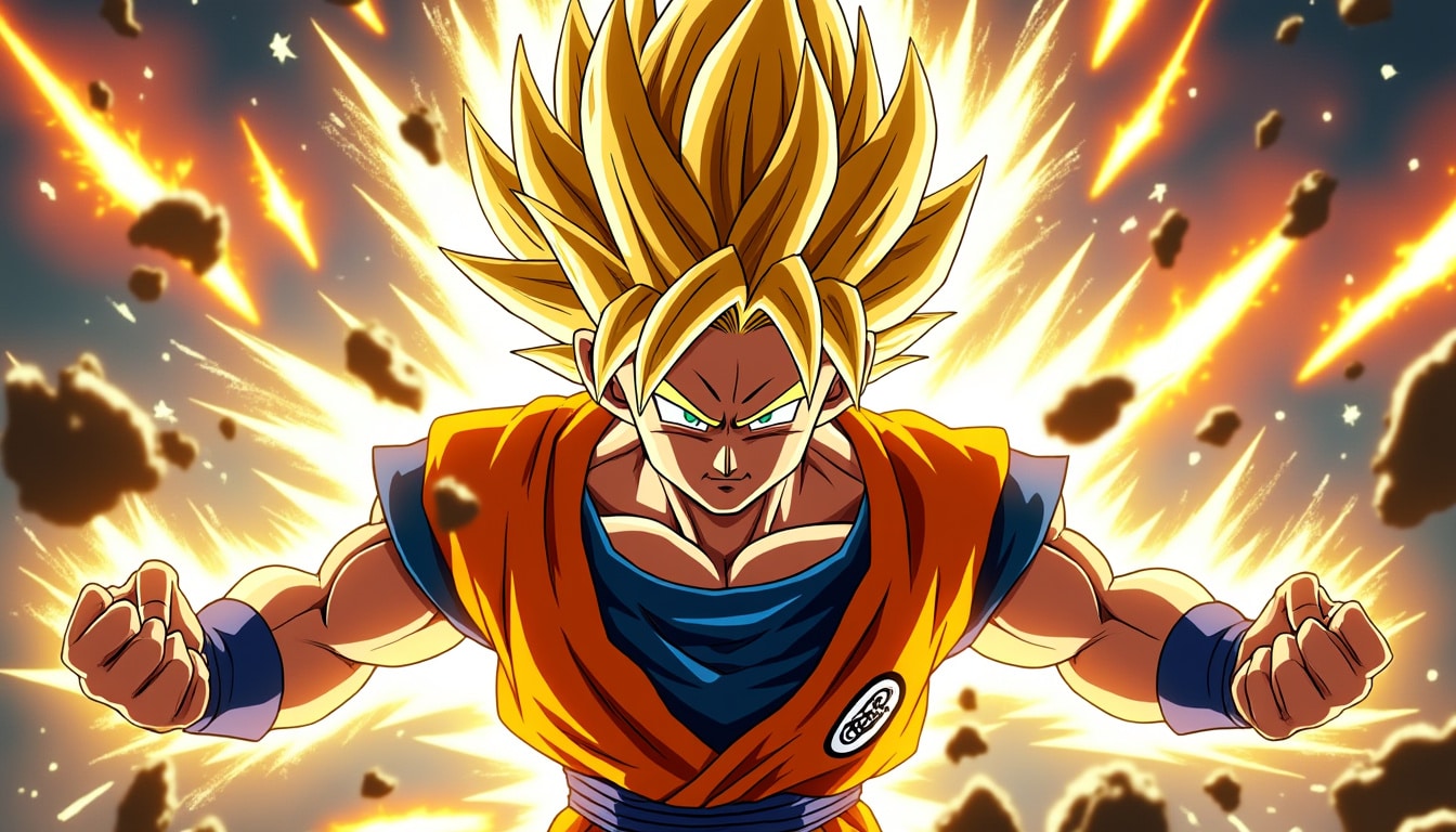 revivez la scène culte où goku atteint le super saiyan pour la première fois dans dragon ball z. un moment épique qui a bouleversé les fans et marqué l’histoire de l’animation japonaise.