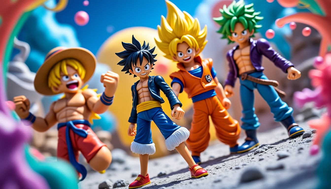 découvrez les figurines incontournables de la rentrée avec one piece gear 5 et dragon ball super : des modèles exclusifs et très convoités par tous les fans de manga ! ne ratez pas ces nouveautés déjà en rupture de stock.