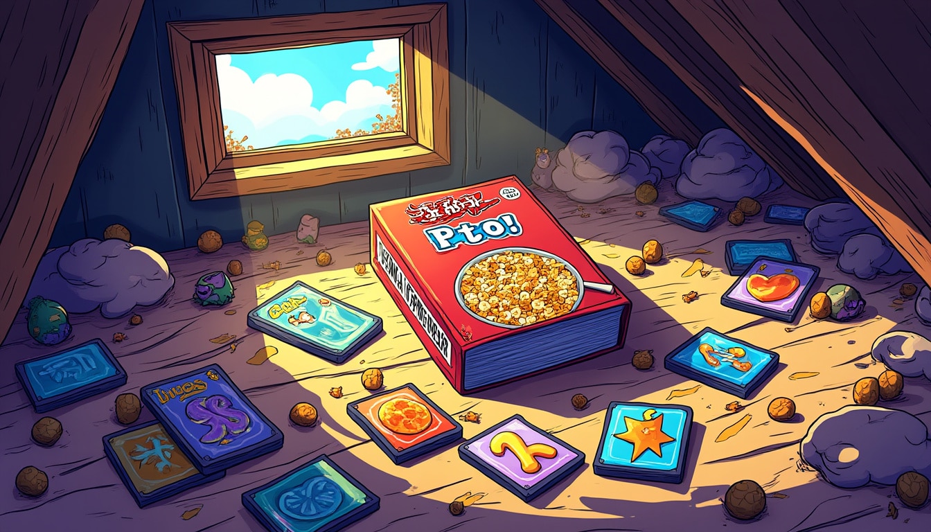 vous avez retrouvé un vieux paquet de céréales dans votre grenier ? avant de le jeter, inspectez-le : des cartes yu-gi-oh! y étaient parfois offertes, et certaines valent aujourd’hui une petite fortune ! découvrez lesquelles chercher.