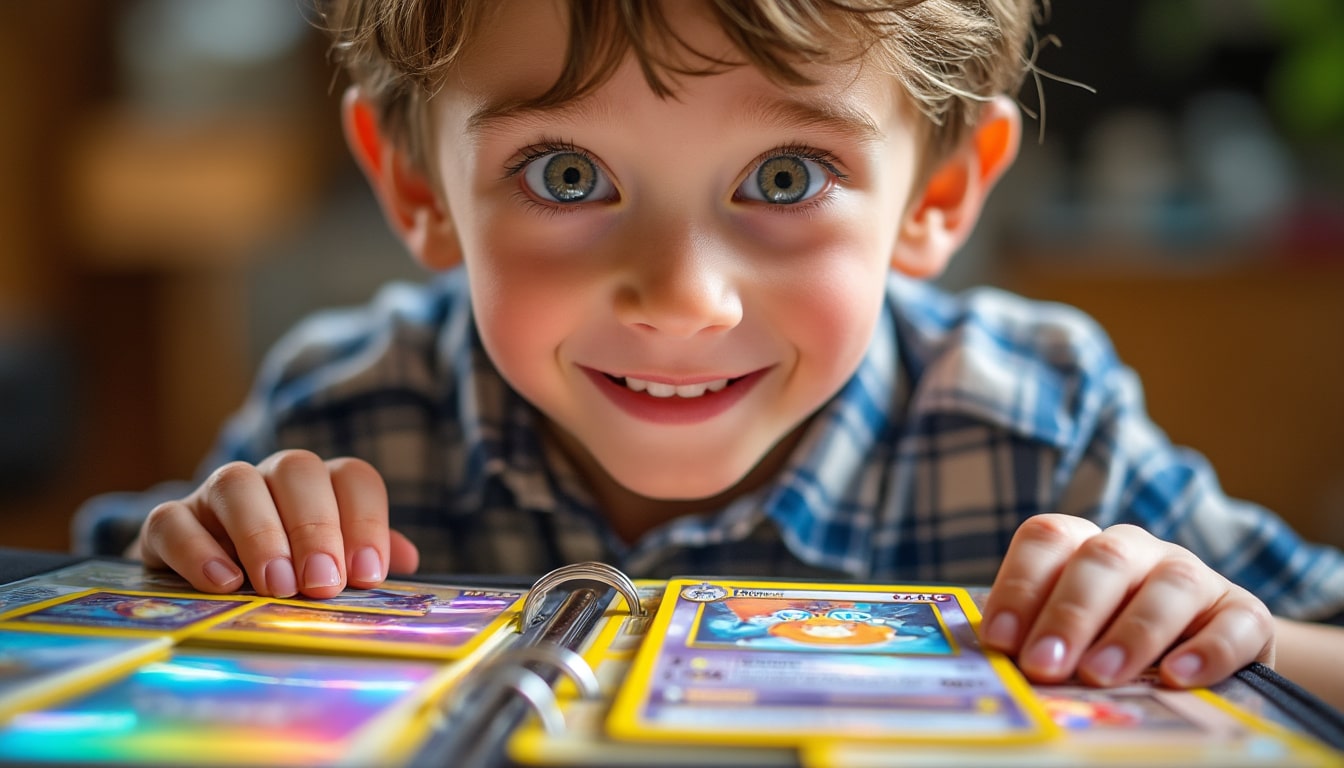 un enfant fait une découverte incroyable en trouvant une carte pokémon ultra rare dans son classeur. les experts sont stupéfaits par la rareté et la valeur de cette trouvaille inattendue !
