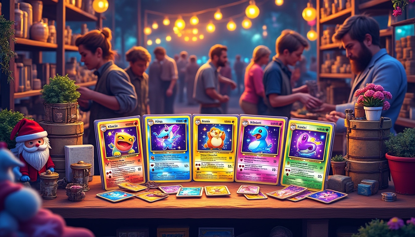 participez à un vide-grenier unique dédié aux collectionneurs de cartes pokémon ! découvrez des trésors rares, échangez vos cartes et partagez votre passion avec d'autres fans lors de cet événement incontournable.