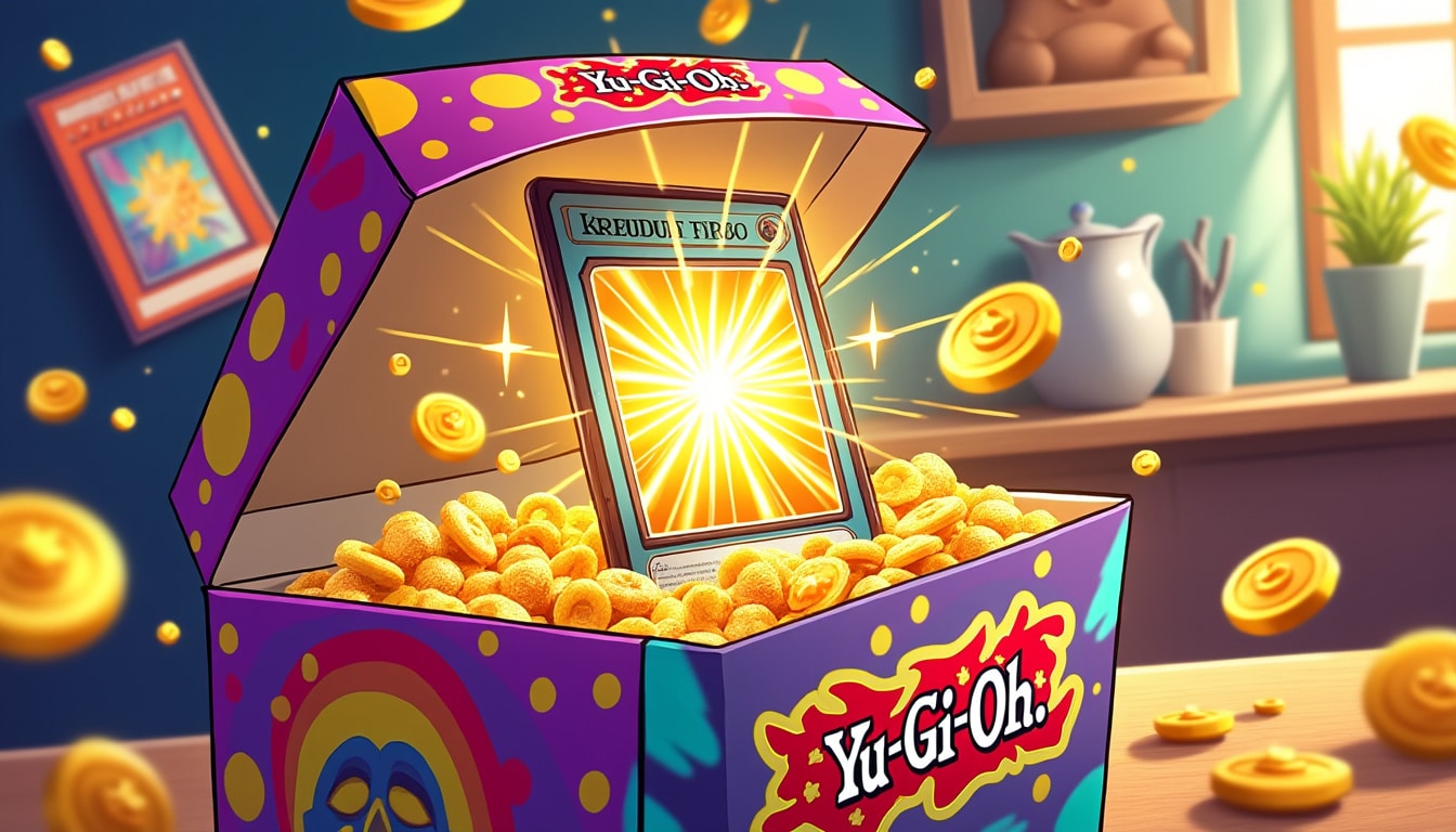 découvrez comment une carte yu-gi-oh! distribuée gratuitement dans des céréales pourrait prendre de la valeur et vous enrichir en 2025. infos, conseils et astuces pour collectionneurs et investisseurs.