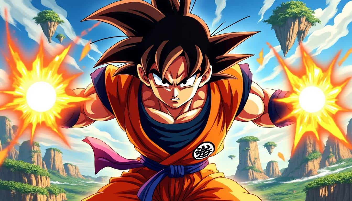 revivez l'émotion intense de la scène culte où sangoku atteint le stade ssj4, un moment mythique qui a marqué toute une génération de fans de dragon ball gt.