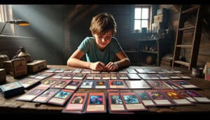 un homme fait une découverte surprenante dans son grenier : un deck yu-gi-oh! de tournoi complet, retrouvé intact après des années. une aventure nostalgique pour tous les fans de cartes et de duels.