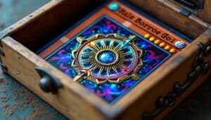 découvrez l'incroyable découverte d'une carte yu-gi-oh! ultra rare, retrouvée par hasard dans une vieille boîte de jeux. un trésor inattendu pour les collectionneurs et les passionnés du célèbre jeu de cartes !