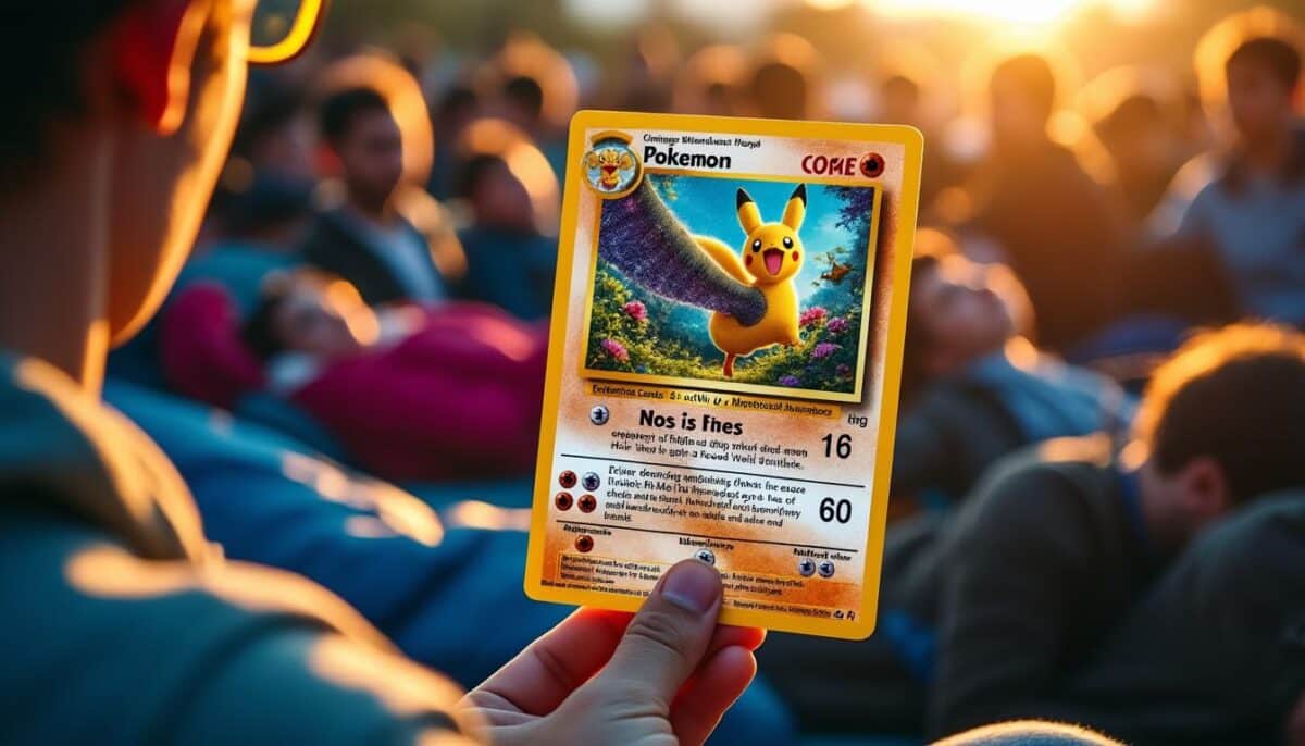 des passionnés se lèvent avant l’aube et campent dès 5 h du matin pour tenter d’obtenir les dernières cartes méga, symbole d’un engouement inédit chez les collectionneurs.