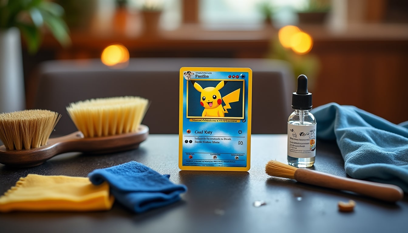 découvrez la méthode utilisée par les collectionneurs pour nettoyer une carte pokémon rare sans risquer de l’abîmer. suivez nos conseils étape par étape pour préserver la valeur et l’état de vos cartes précieuses !