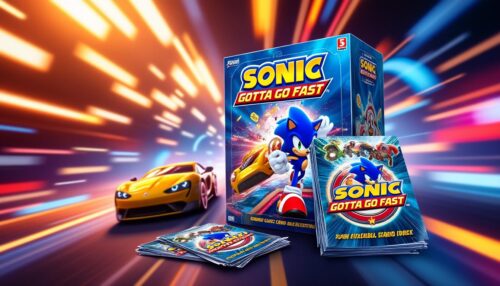 découvrez la nouvelle collection panini 'sonic gotta go fast' avec 243 cartes inédites à l’effigie de sonic et ses amis. idéal pour les fans et collectionneurs !