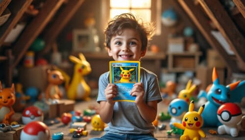 une famille découvre dans son grenier une collection de cartes pokémon jugée invendable. pourtant, la mise aux enchères va tout changer. découvrez cette incroyable histoire de trésor inattendu !