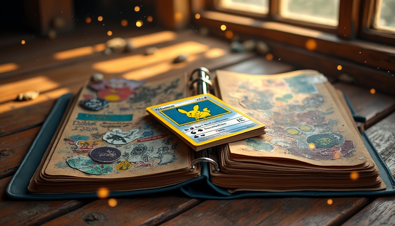 un passionné découvre une précieuse carte pokémon de 1ʳᵉ édition cachée dans un vieux classeur poussiéreux retrouvé au grenier. une trouvaille inattendue qui pourrait valoir une petite fortune !