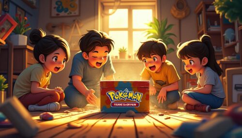 une famille fait une incroyable découverte dans son grenier : un coffret pokémon scellé, oublié depuis des années. plongez dans cette histoire pleine de nostalgie et de surprises !