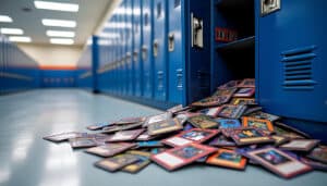 découvrez comment une école a retrouvé dans ses placards des cartes yu-gi-oh! rares et précieuses, d’une grande valeur pour les collectionneurs. une histoire surprenante entre nostalgie et fortune cachée !