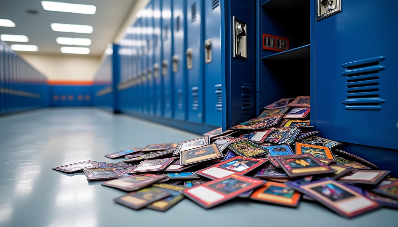 découvrez comment une école a retrouvé dans ses placards des cartes yu-gi-oh! rares et précieuses, d’une grande valeur pour les collectionneurs. une histoire surprenante entre nostalgie et fortune cachée !