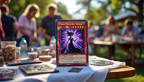 un simple vide-grenier a mené à la découverte exceptionnelle d’une carte rare ‘dark magician girl’ de yu-gi-oh!, estimée à une valeur incroyable. découvrez cette incroyable trouvaille et son importance pour les collectionneurs !