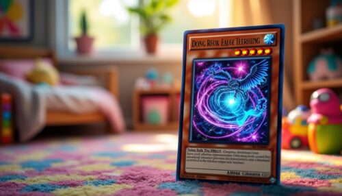 un collectionneur retrouve une carte yu-gi-oh! rare et introuvable sous le lit d’un enfant, révélant une surprise inattendue pour les fans du célèbre jeu de cartes.