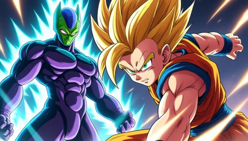 revivez le combat légendaire entre gohan et cell, un affrontement emblématique qui reste le moment fort et inoubliable de la saga dragon ball z.